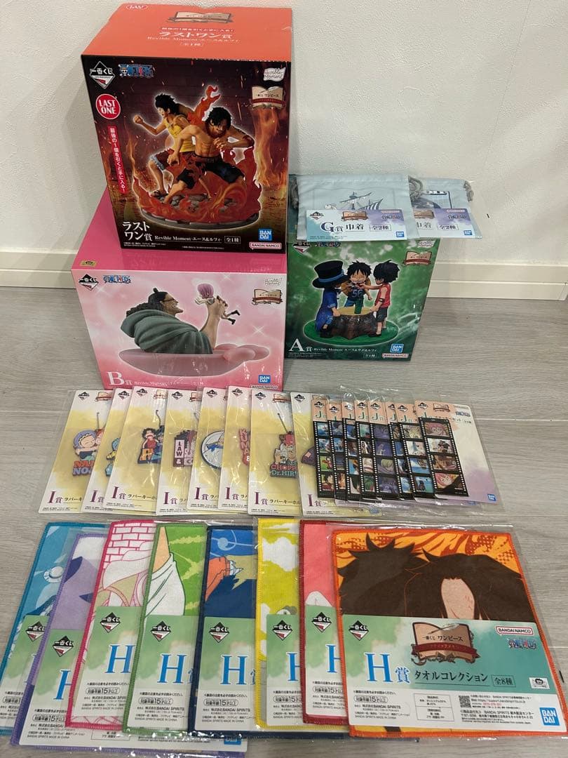 ワンピース　一番くじ　A賞　B賞　ラストワン賞　＋おまけセット