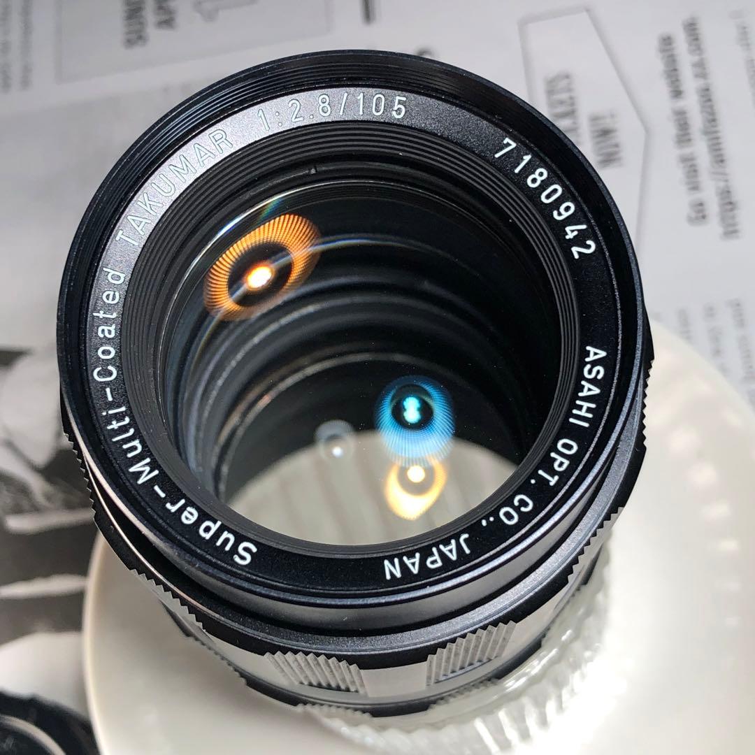 PENTAX smc takumar 105mm f2.8 m42マウント