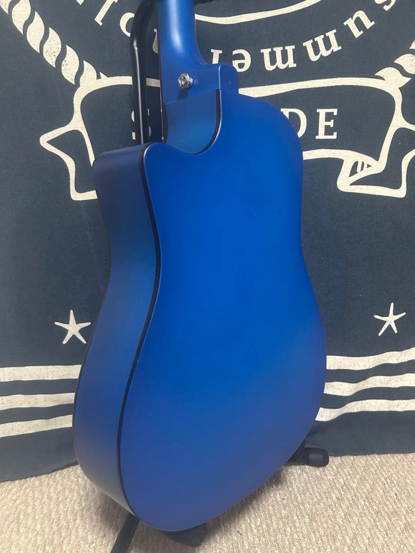 新品特価‼️未使用❣️ブルーburst色　トリプル０size アコースティック‼️