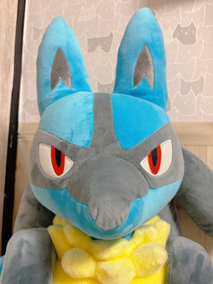 等身大ルカリオぬいぐるみ