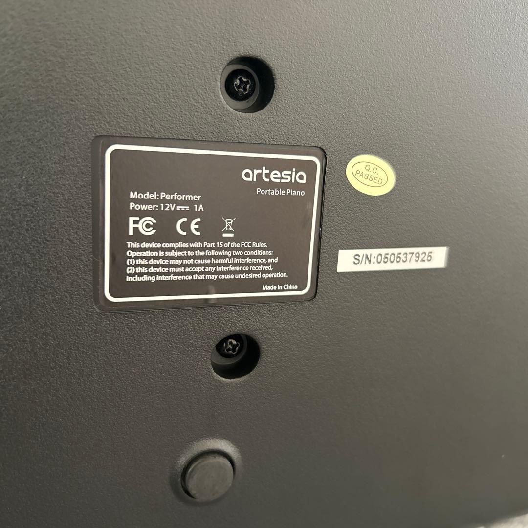 artesia アルテシア 電子ピアノ performer アダプター付