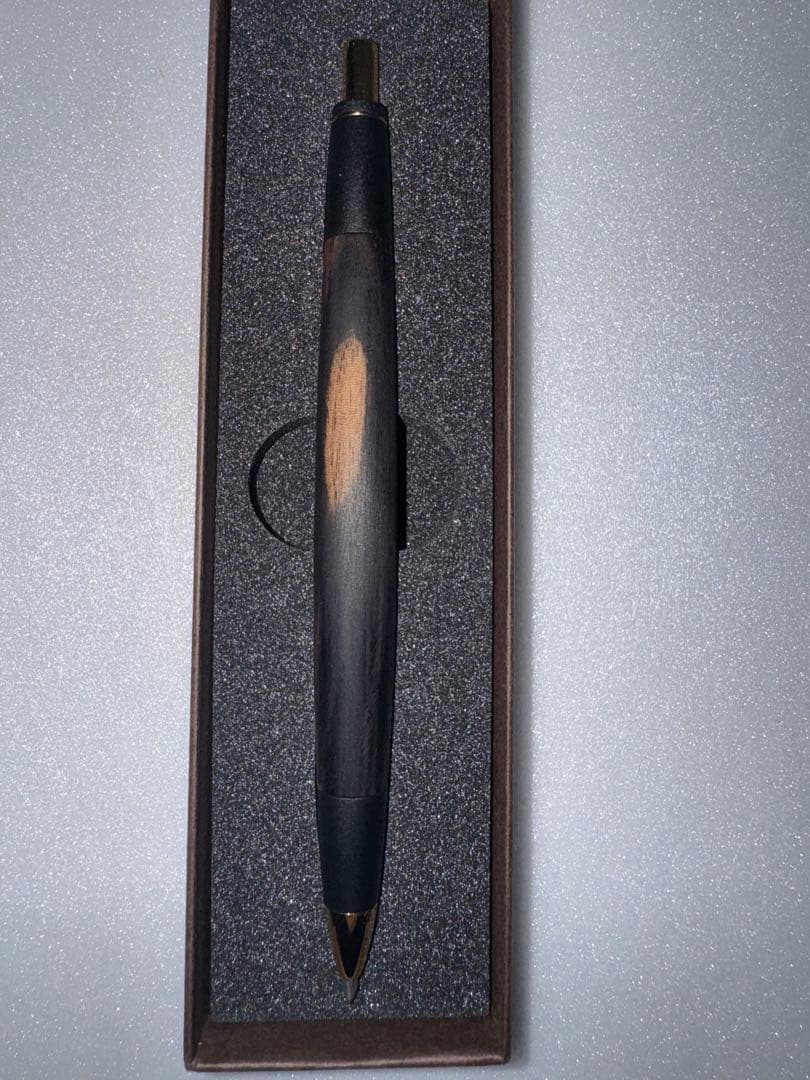 超激レア‼️ 極美品‼️ ボナン　黒柿　孔雀杢　シャープペンシル0.5mm 真鍮金具