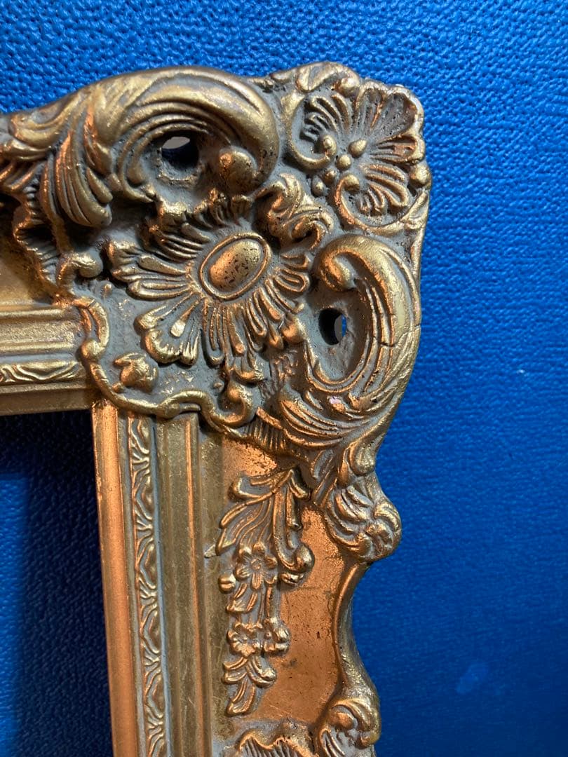 H 額縁　アンティーク調　ヴィンテージ　ゴールド　金色　アート　油絵