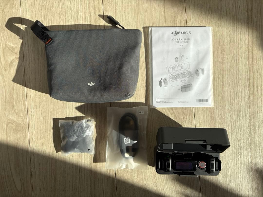 DJI MIC 3 ワイヤレスマイクロフォン