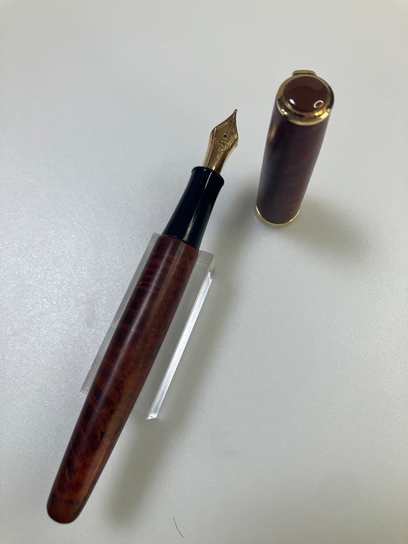 Tiffany　Diplomat　W-name ブライヤー　万年筆　B-nib