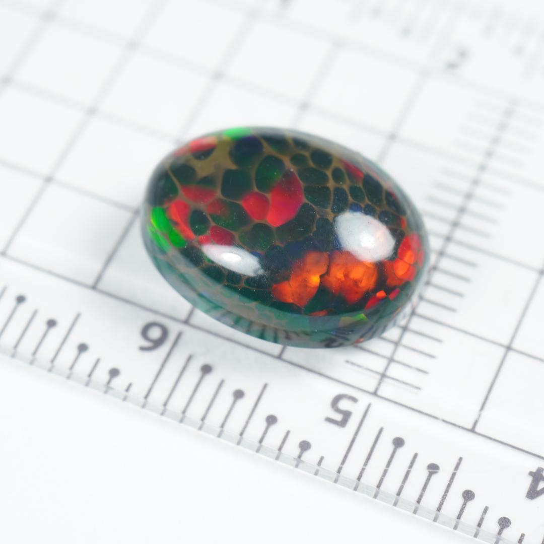 5.07ct ハニカムブラックオパール エチオピア産