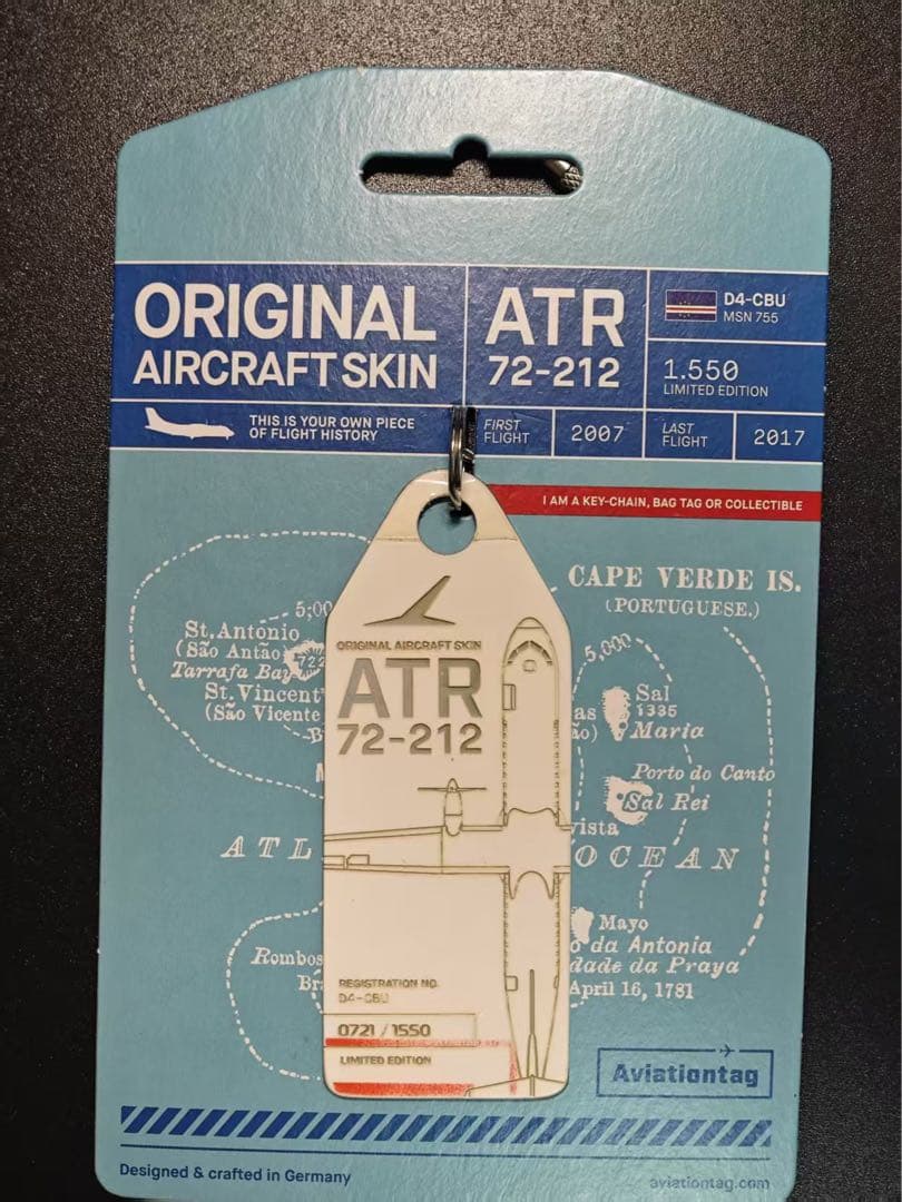 カーボベルデ航空 Aviationtag ATR-72 特別色