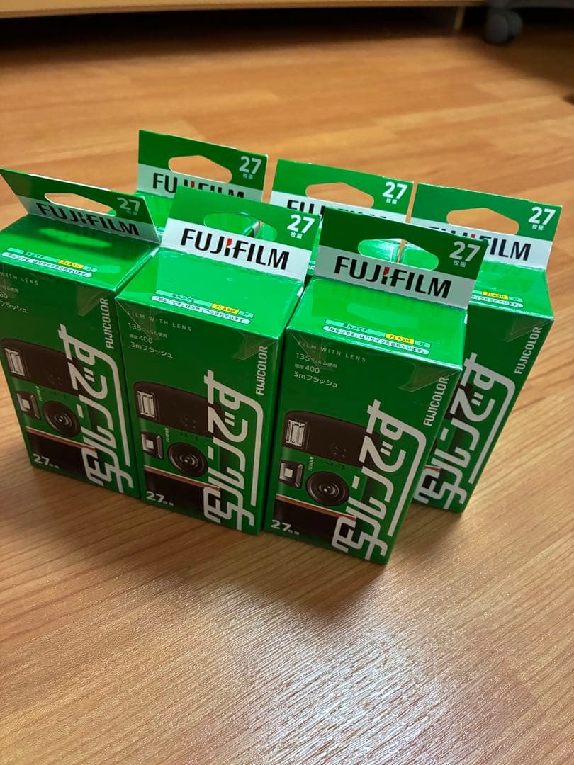 写ルンです　使い捨てカメラ 27枚撮り 6本セット　使用期限2027年4月