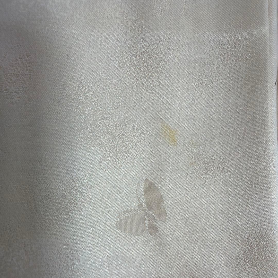 497 振袖フルセット 正絹 ピンク 水色 生成 銀彩 総手書き 暈し染め 蝶