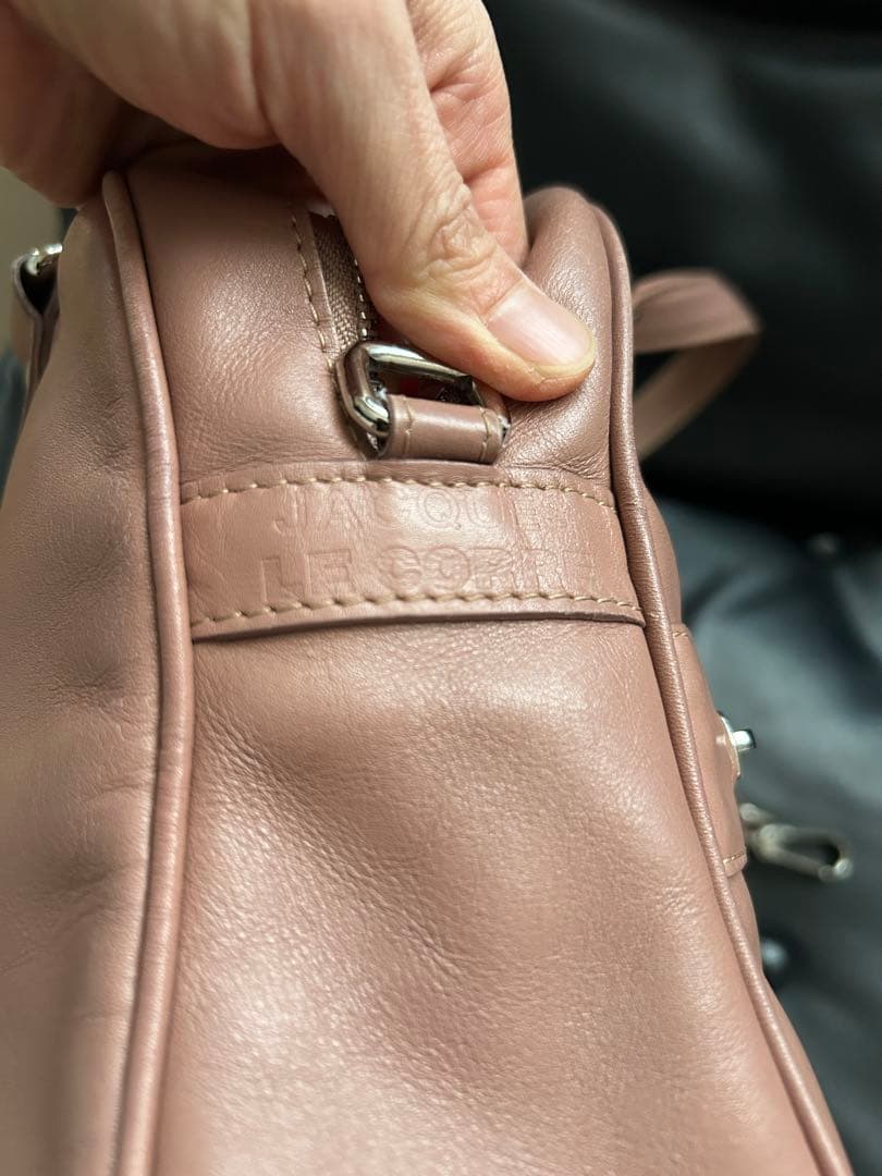 ジャックルコー　リスボンミニ　2way ピンクベージュ　本革