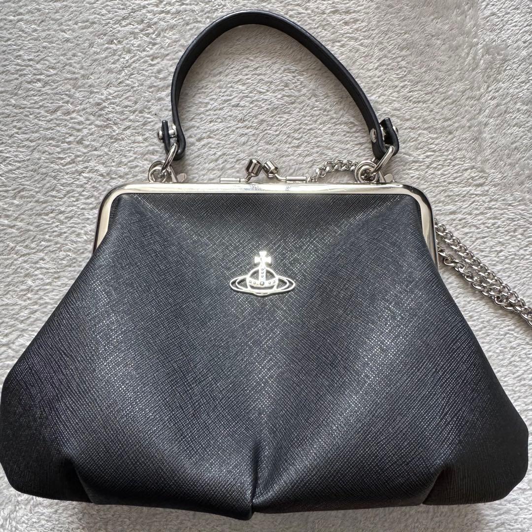 【美品】Viviennewestwood ショルダーバッグ ブラック