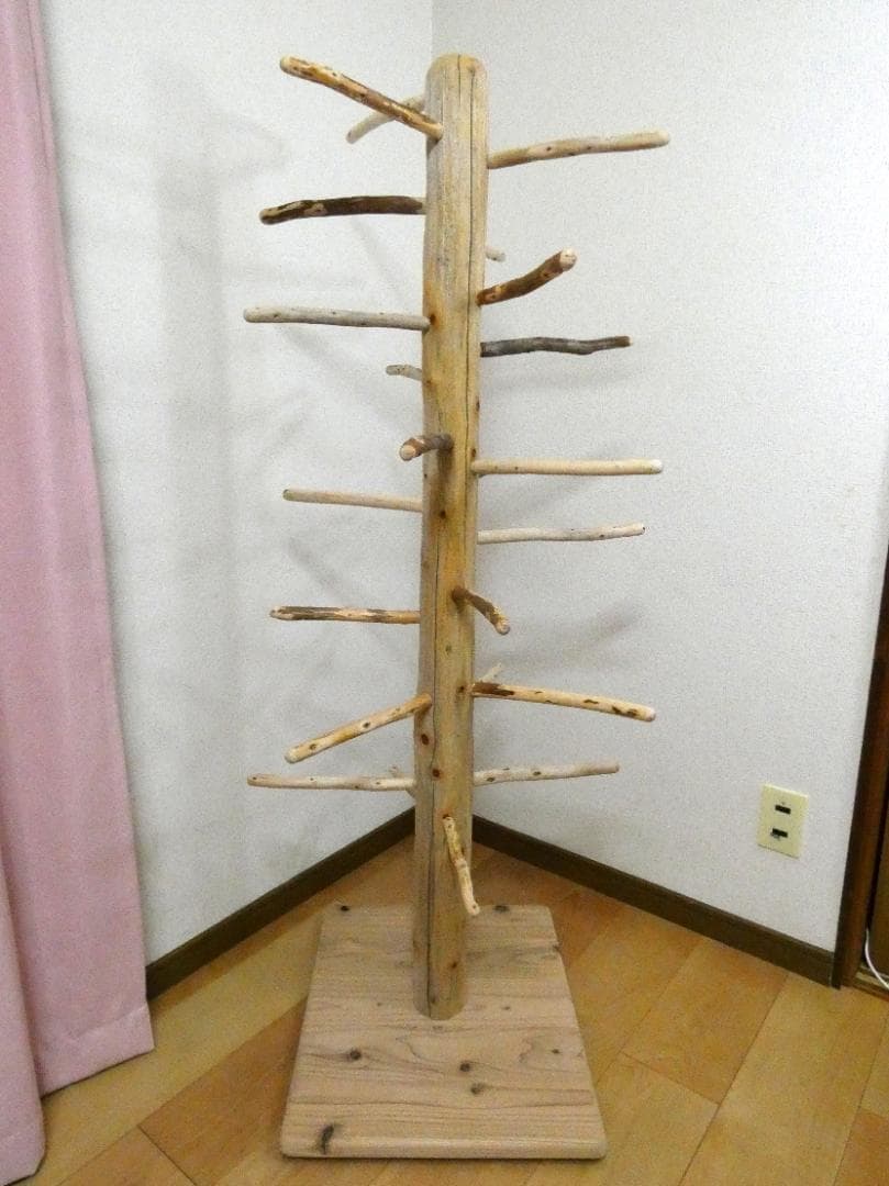 【中型鳥さん用】高さ139cm♬見晴らしのいい螺旋状式止まり木