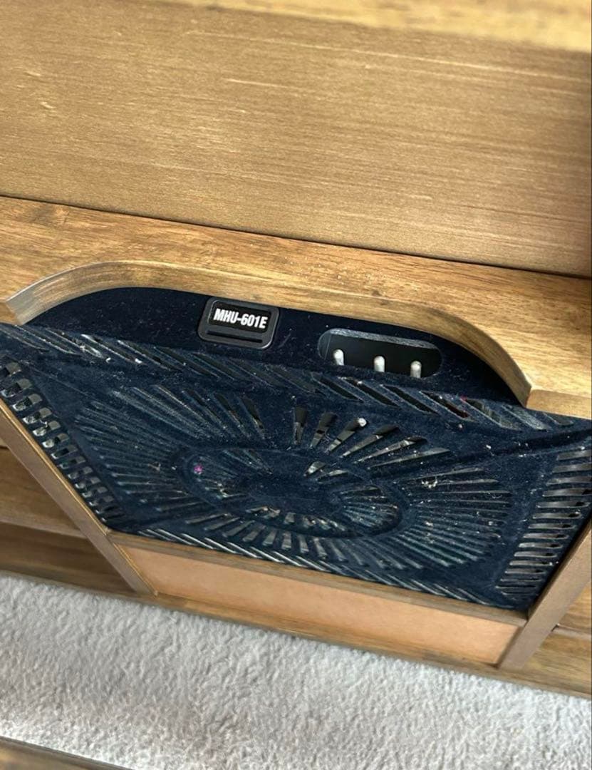 木製電気こたつ付き　ビンテージデザイン