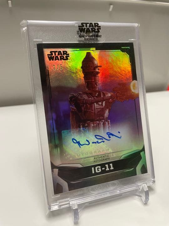 topps  スターウォーズ IG-11  5枚限定サインカード