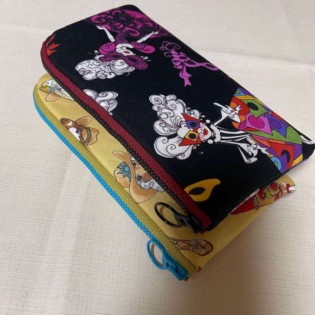 専用出品　 L字ポーチ(長財布)2個　ハンドメイド　ロラライハリス