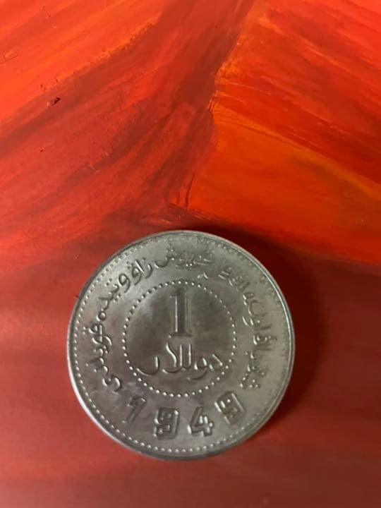 中国民国三十八年新疆省造钱币壹圆 銀貨稀少品收藏品