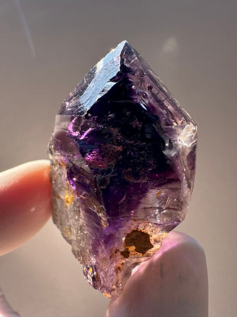 ブルーフレーム シャンガーンアメジストジンバブエ産 原石 鉱物標本