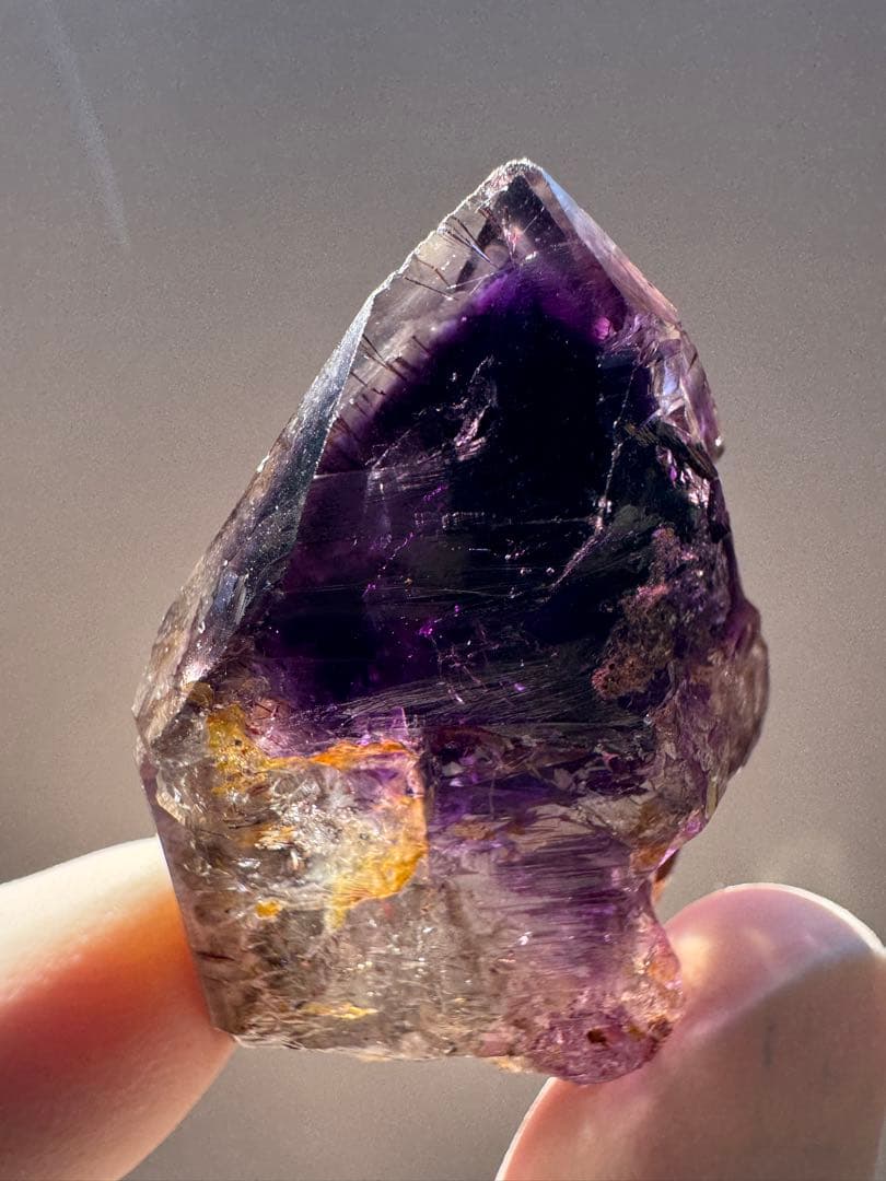 ブルーフレーム シャンガーンアメジストジンバブエ産 原石 鉱物標本