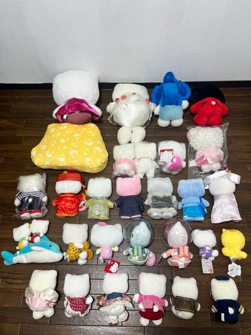 レア　希少 中古 レトロ　サンリオ　ハローキティ　ぬいぐるみ　29点　まとめ売り