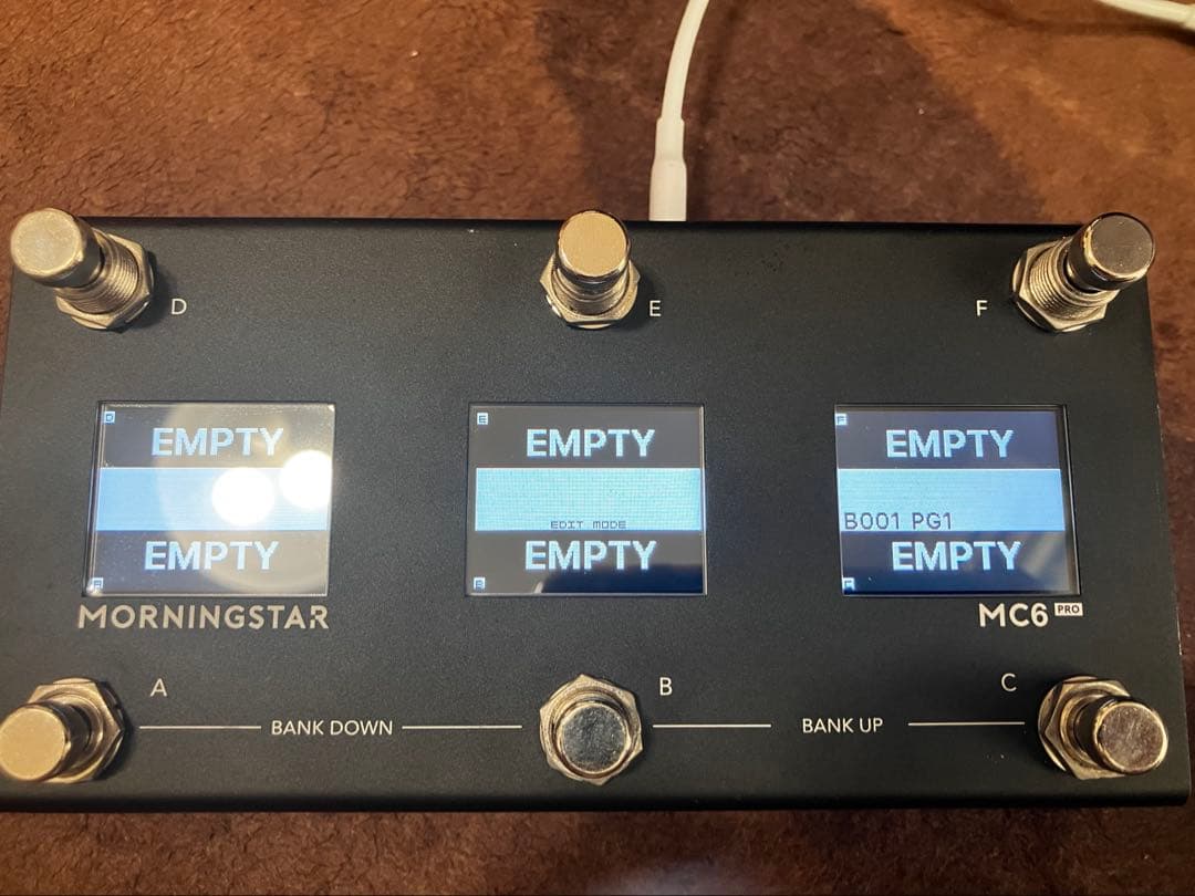 Morningstar fx MC6 Pro /　外部フットスイッチ付属