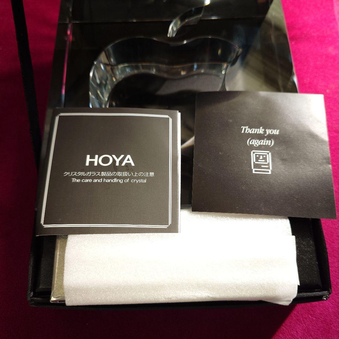 Apple HOYA　クリスタルガラス　非売品　置物