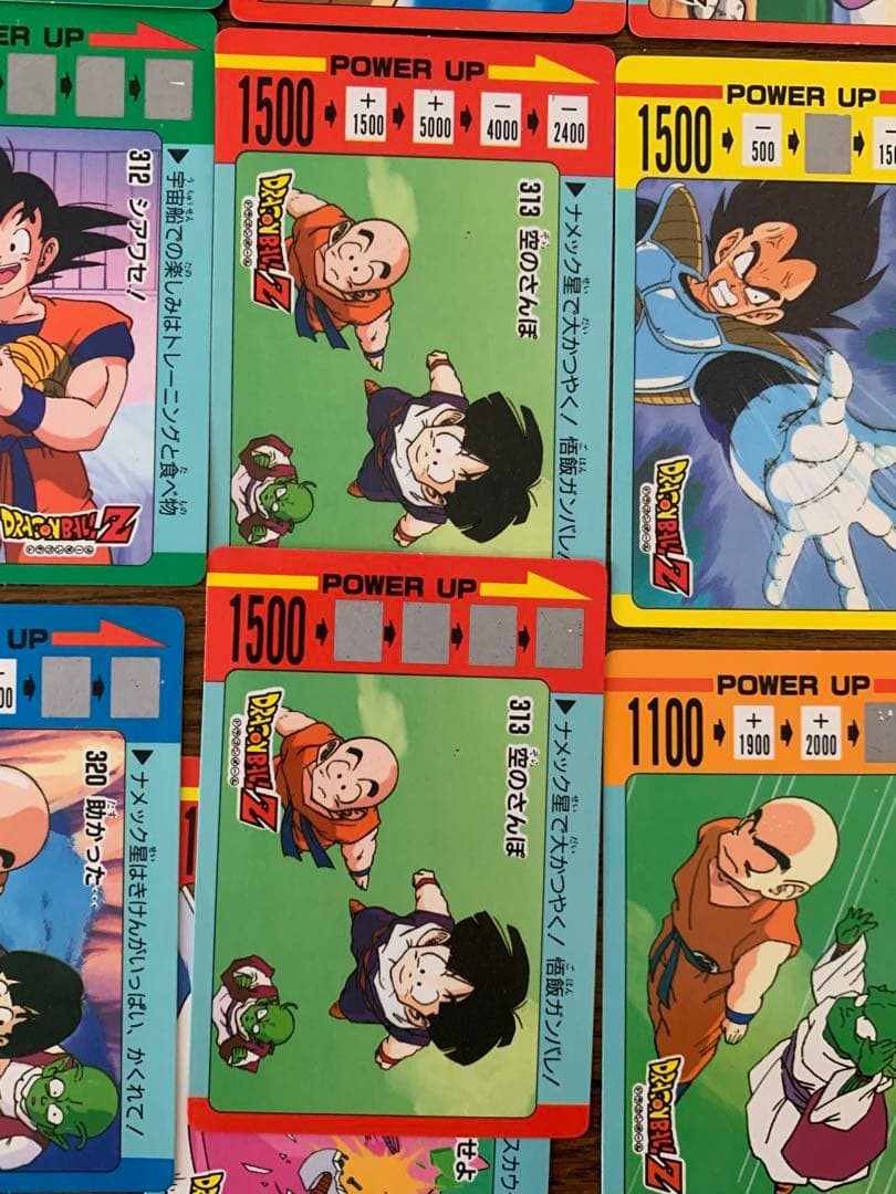 美品　連番　当時物　ドラゴンボールZ スクラッチ　カード　まとめ売り　セット