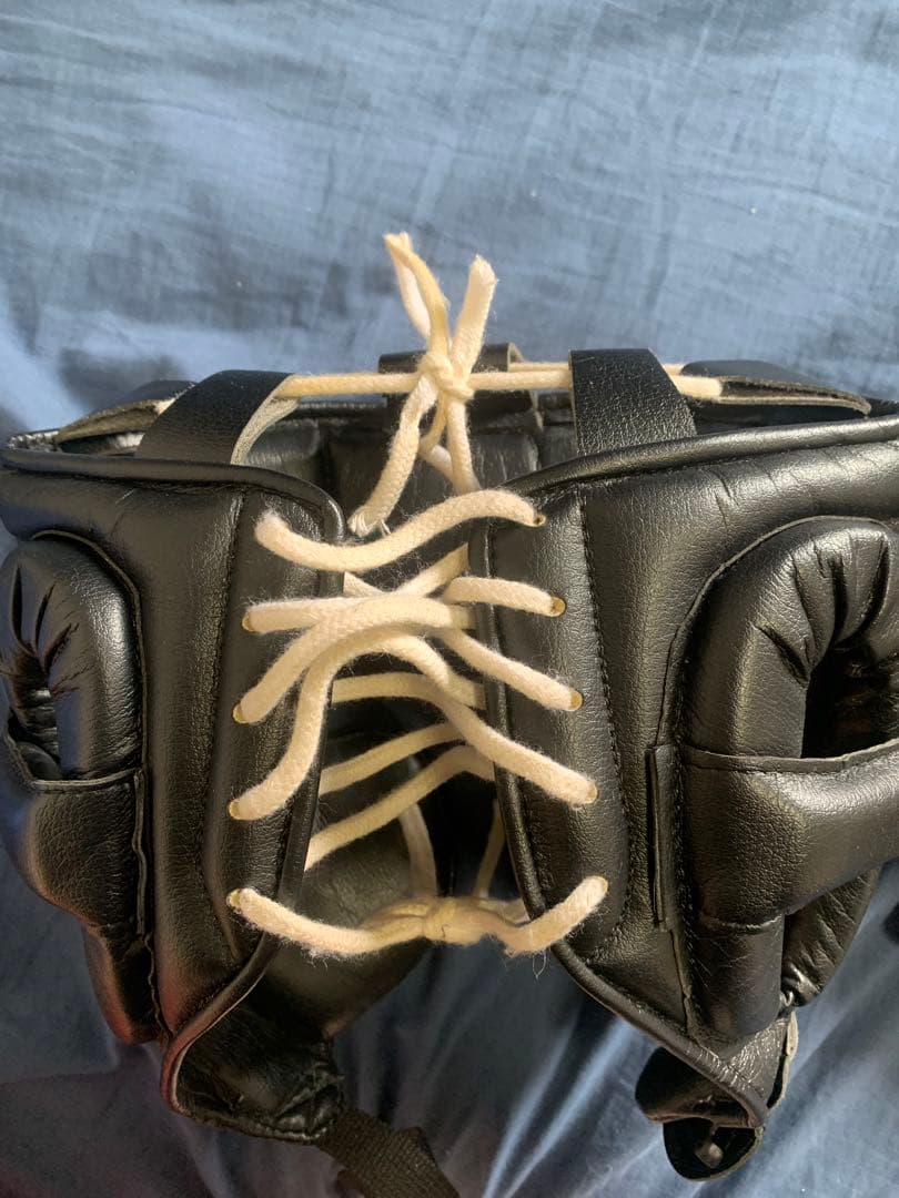 Winning ボクシンググローブ 14 oz ブラック ヘッドギアMサイズ