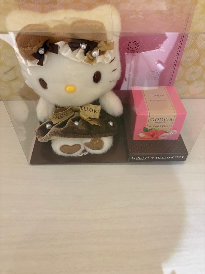 ハローキティ ゴディバ＆ぬいぐるみ　ドール　GODIVA バレンタイン