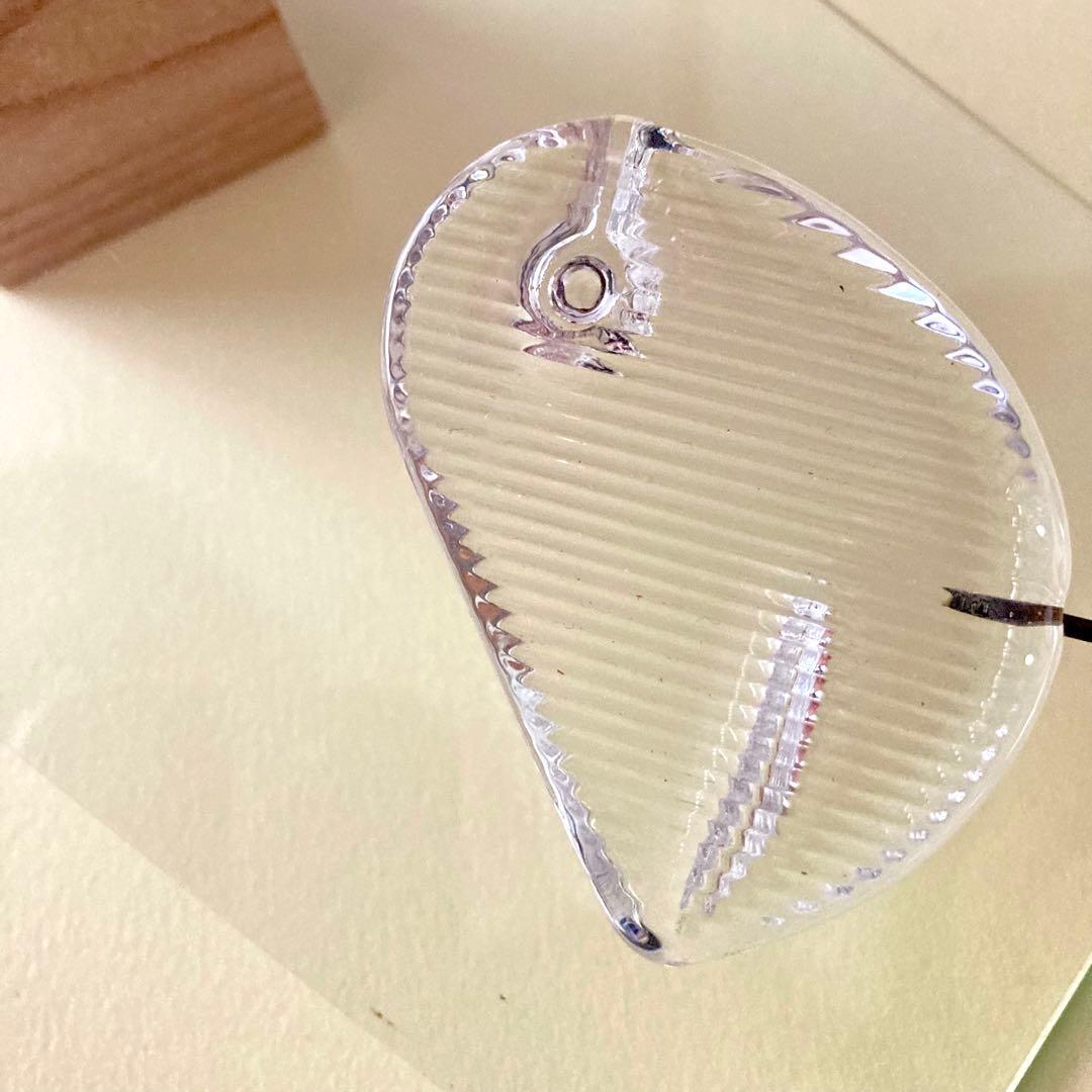 s*e様 【河上恭一郎】ガラス製 鳥のオブジェ 木製台座付き