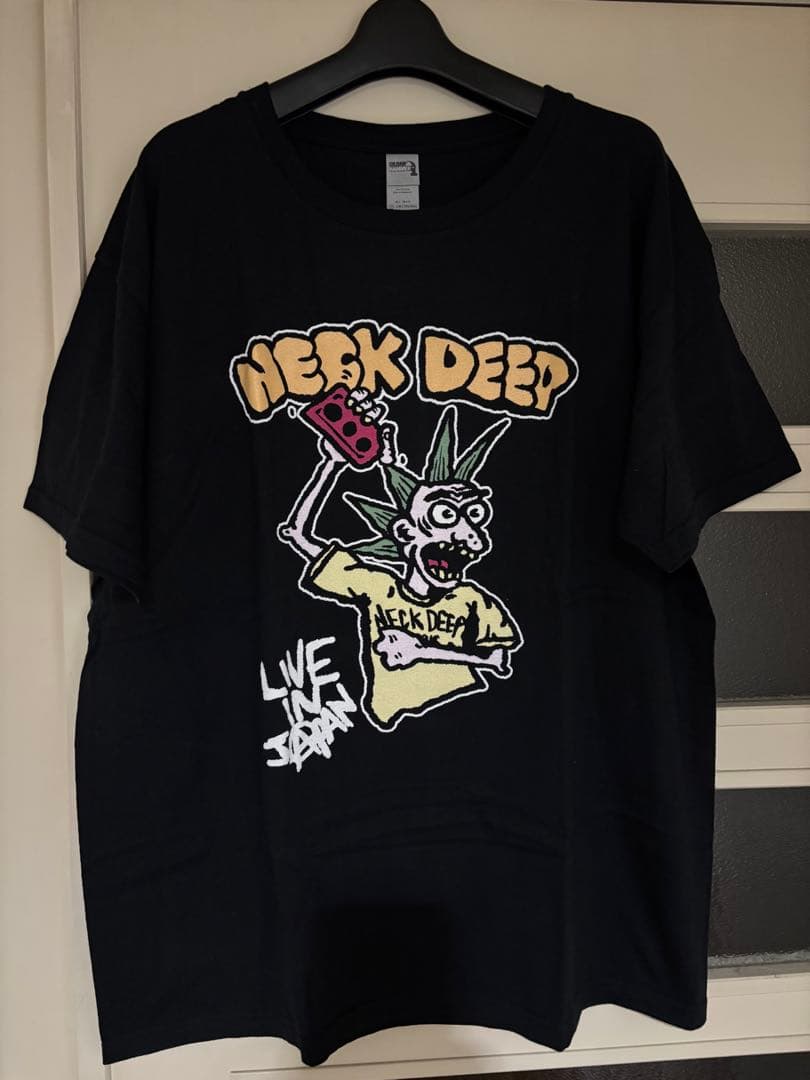 NECK DEEP LIVE IN JAPAN Tシャツ　2XL