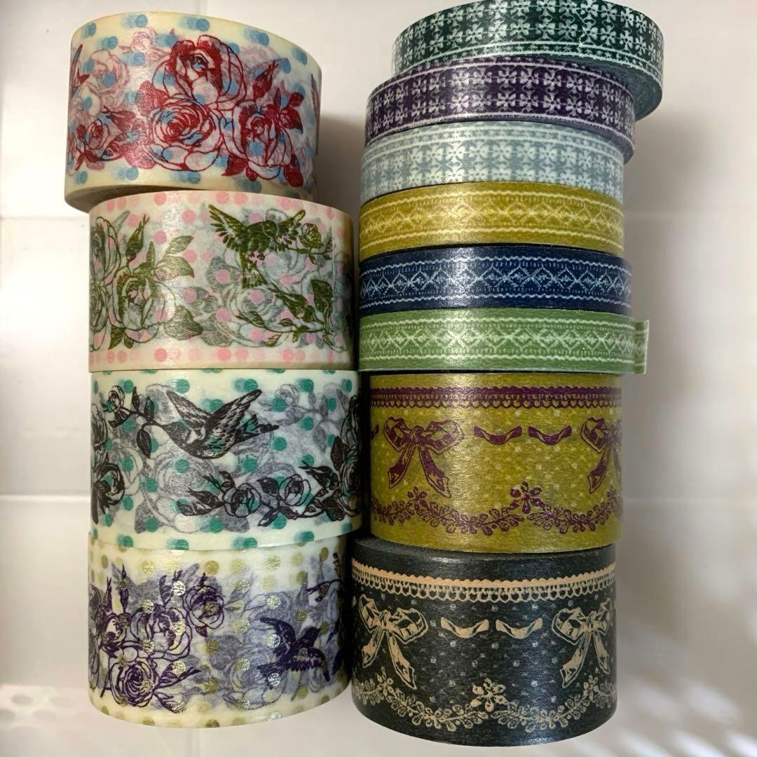 MARK'S マークス　コラージュ上手のマスキングテープ　12本セット