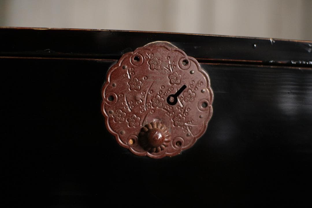 綺麗な丸金具庄内箪笥　4杯　タンス　収納　古家具　古民家　時代家具