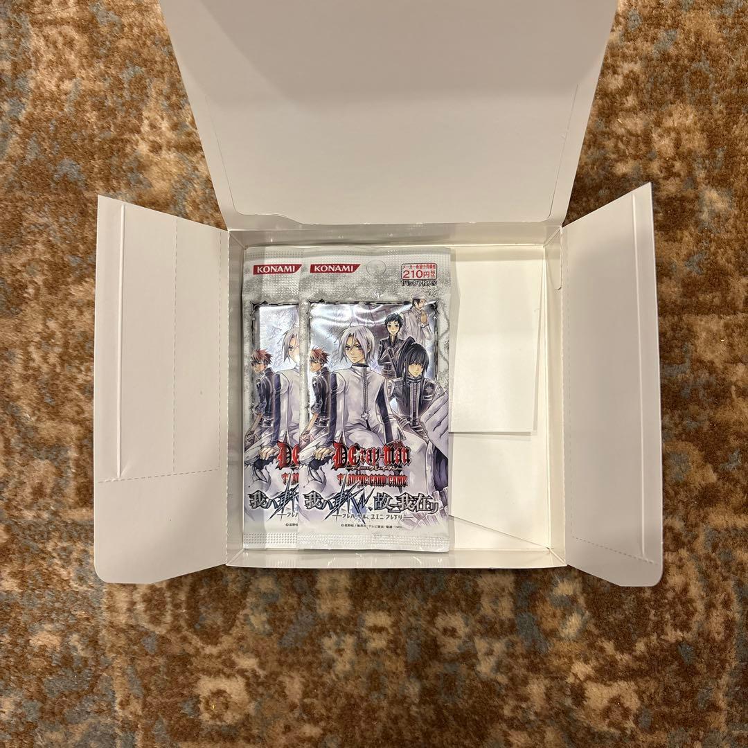 パック　新品　未開封　3点セット　BOX付き　カード　D.Gray-man