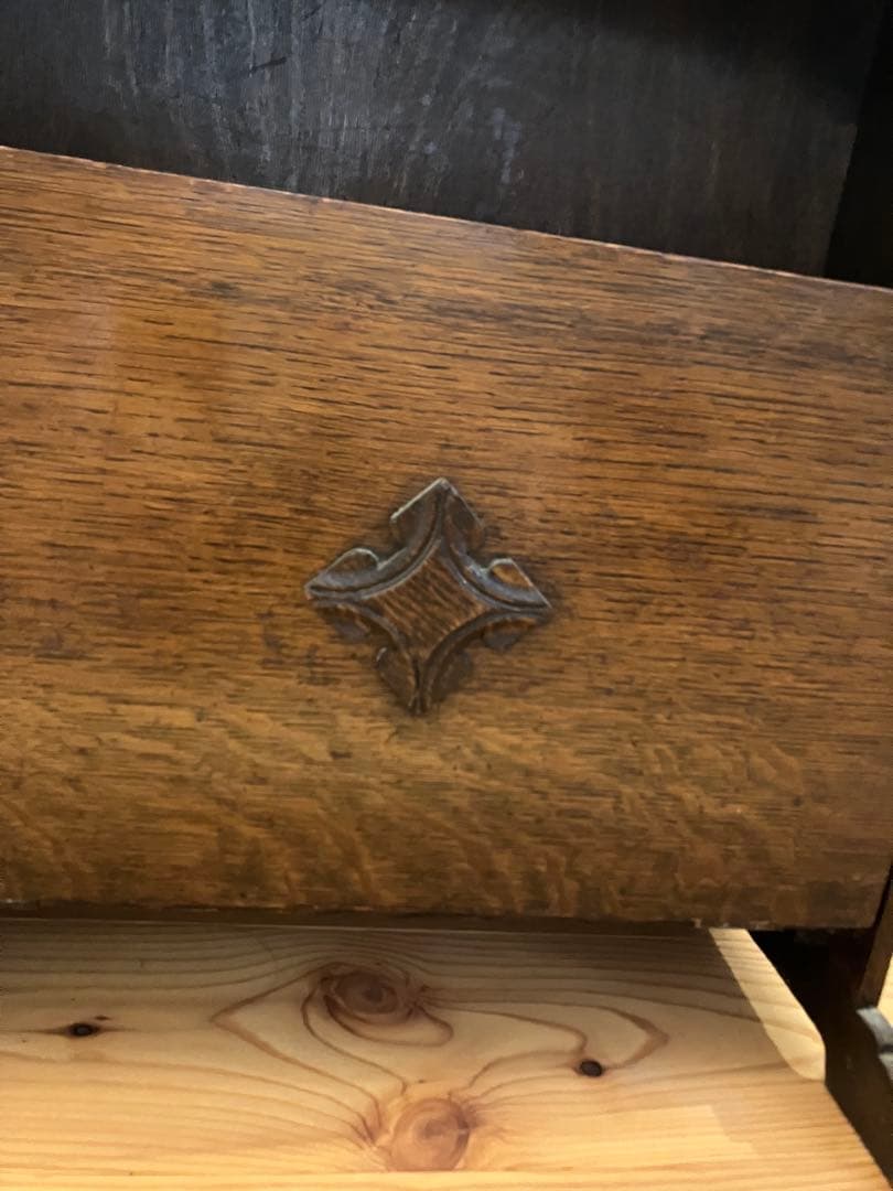 アンティーク　本棚　飾り棚