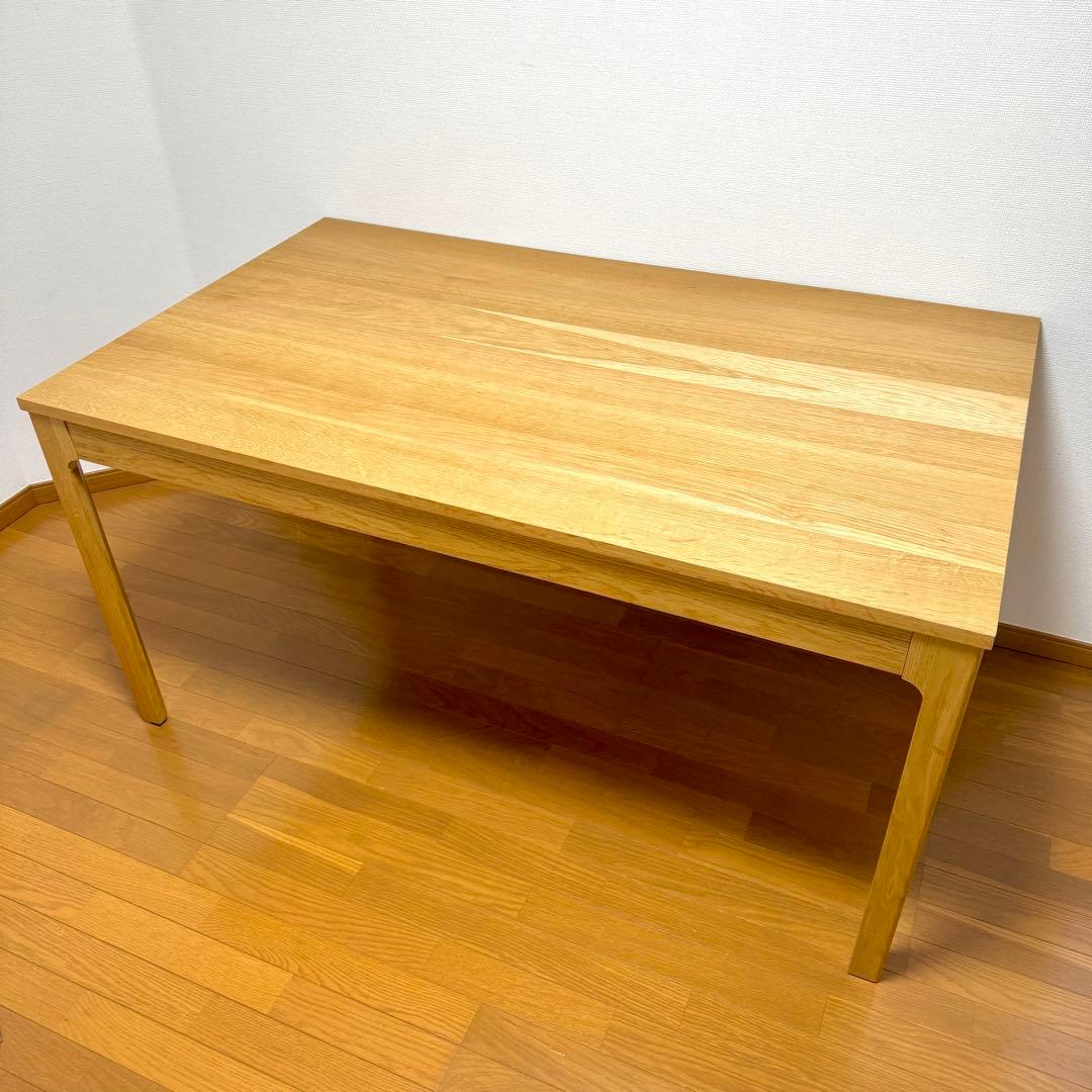 【廃盤/美品】IKEA KOFSTA ダイニングテーブル150×90 オーク