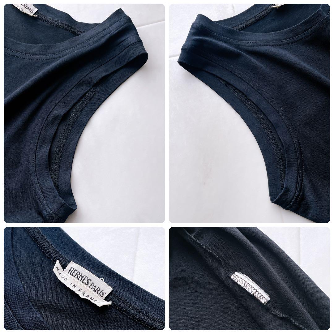 希少✨ エルメス マルジェラ期 カットソー ノースリーブ ブラック