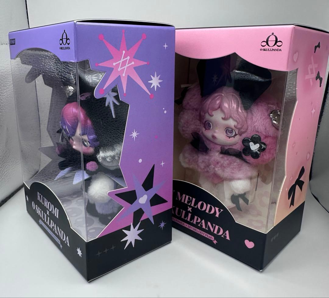 ♡*♡様 Kuromi & My Melody SKULLPANDA ぬいぐるみ