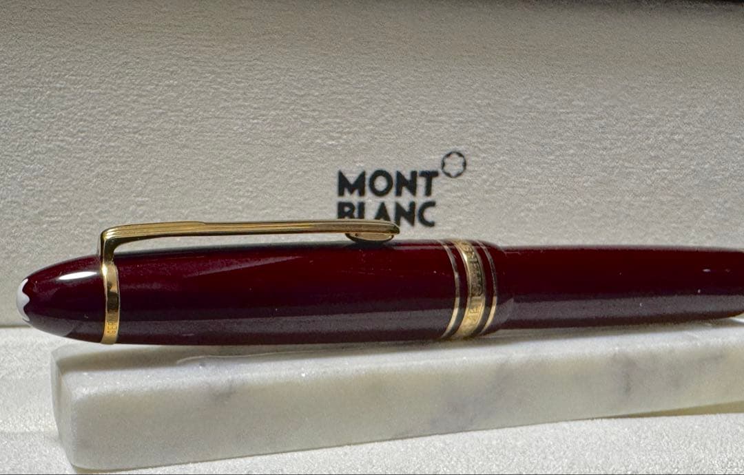 【未使用】モンブラン#146 万年筆 ボルドー F