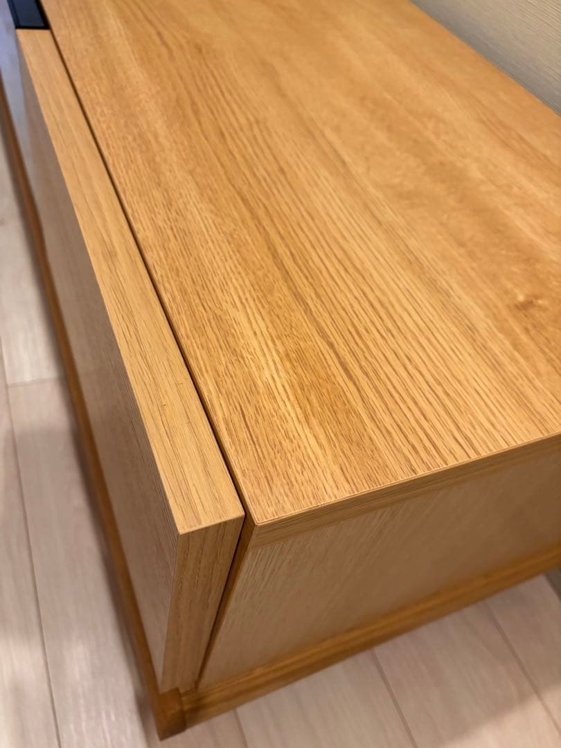 楽天grove購入　北欧テレビボード　オーク材　日本製　完成品