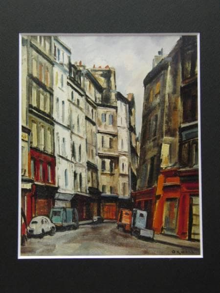 荻須 高徳、トリュアンドリィ、希少画集より、 新品高級額装付