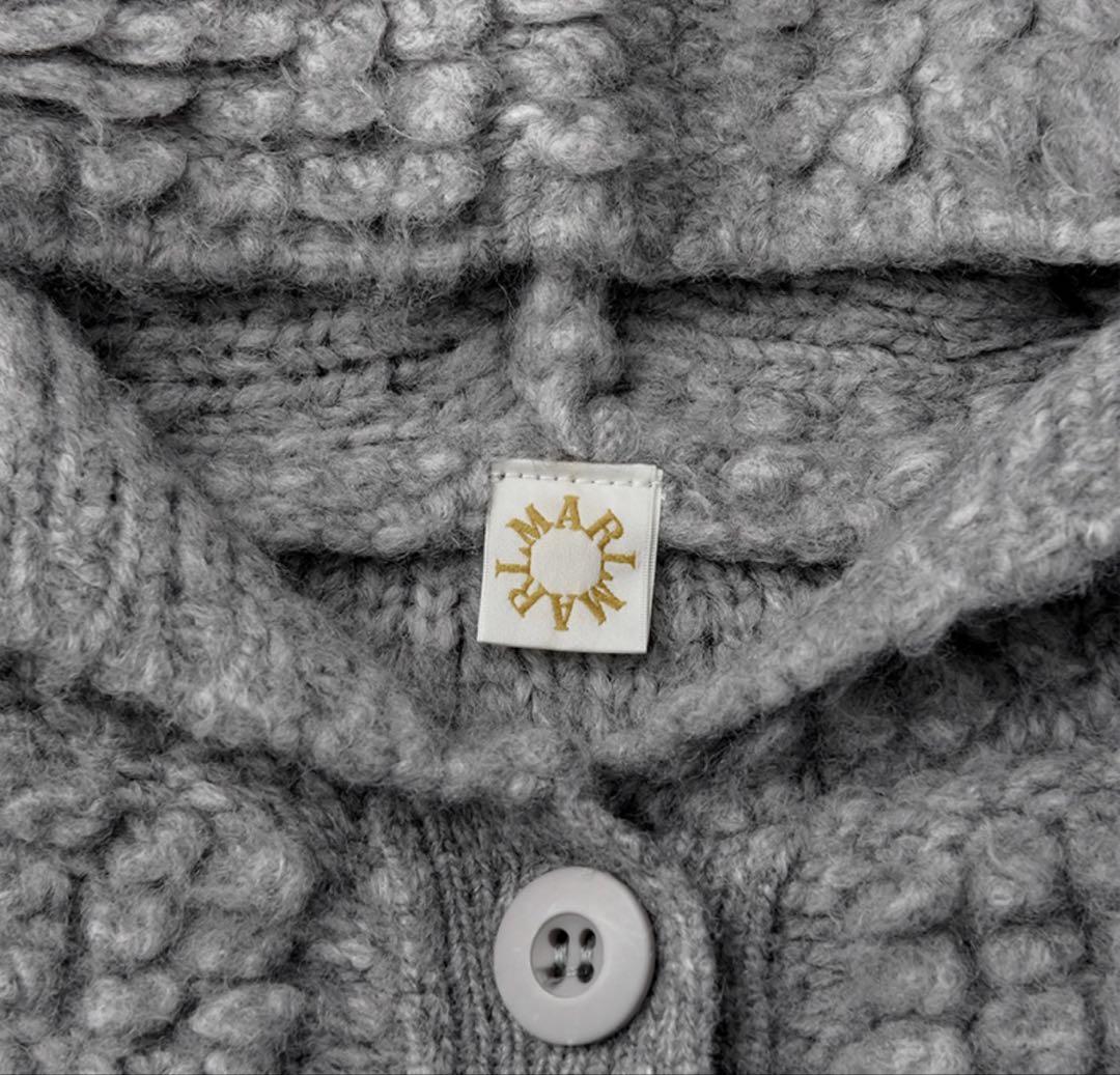 アウター MARLMARL polka 2 light grey