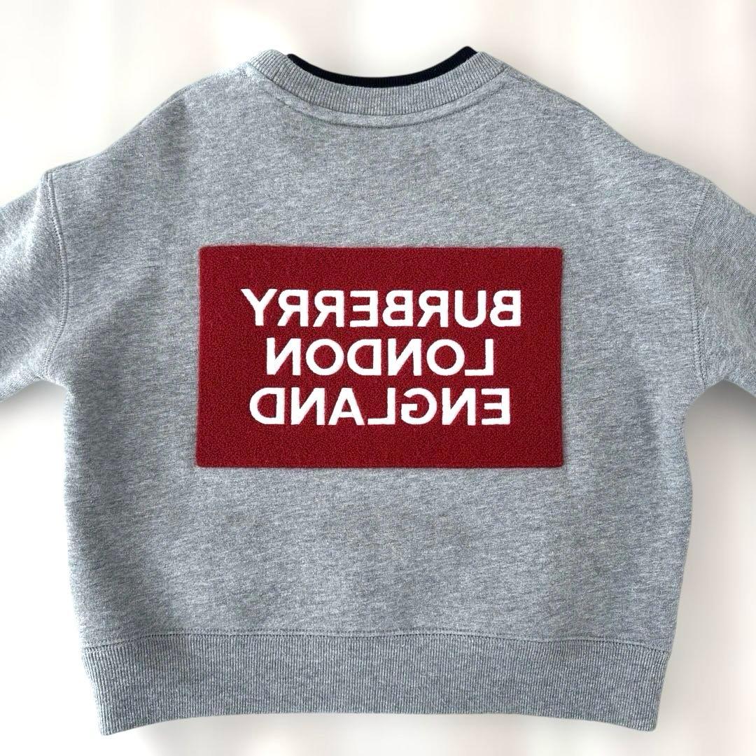 美品♡BURBERRY バーバリー 6Y 106 110 トレーナー ロゴ刺繍