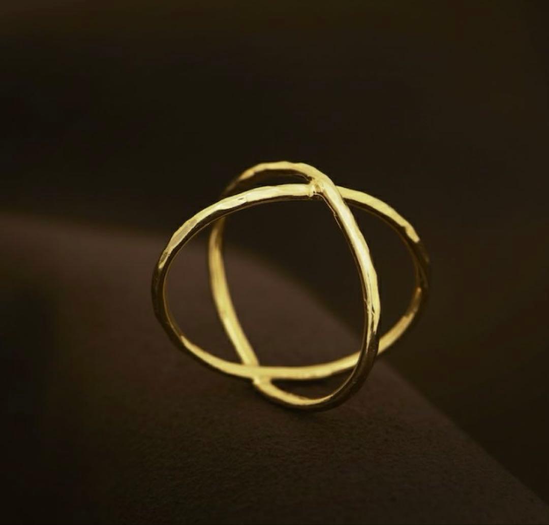 coco. ！　casuca daria リング　rough　-K18