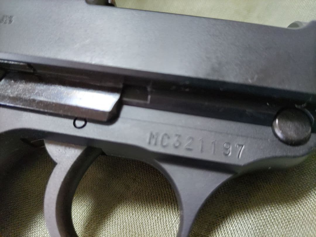 未使用　マルゼン ワルサーP38 ＋スペアマガジン付 ミリタリーモデル