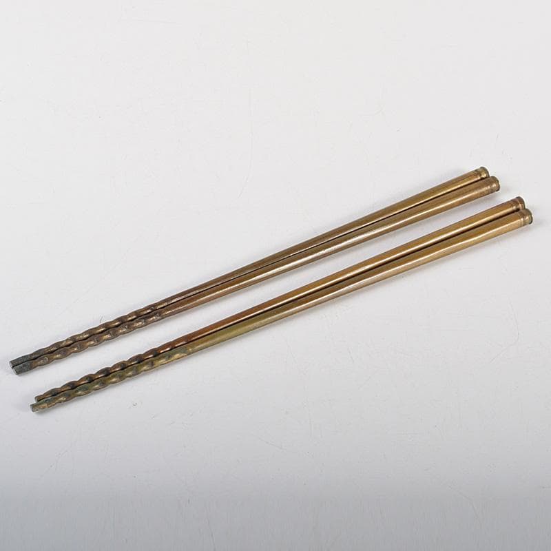 茶道具　銅製　火箸　2点まとめて　N　6692