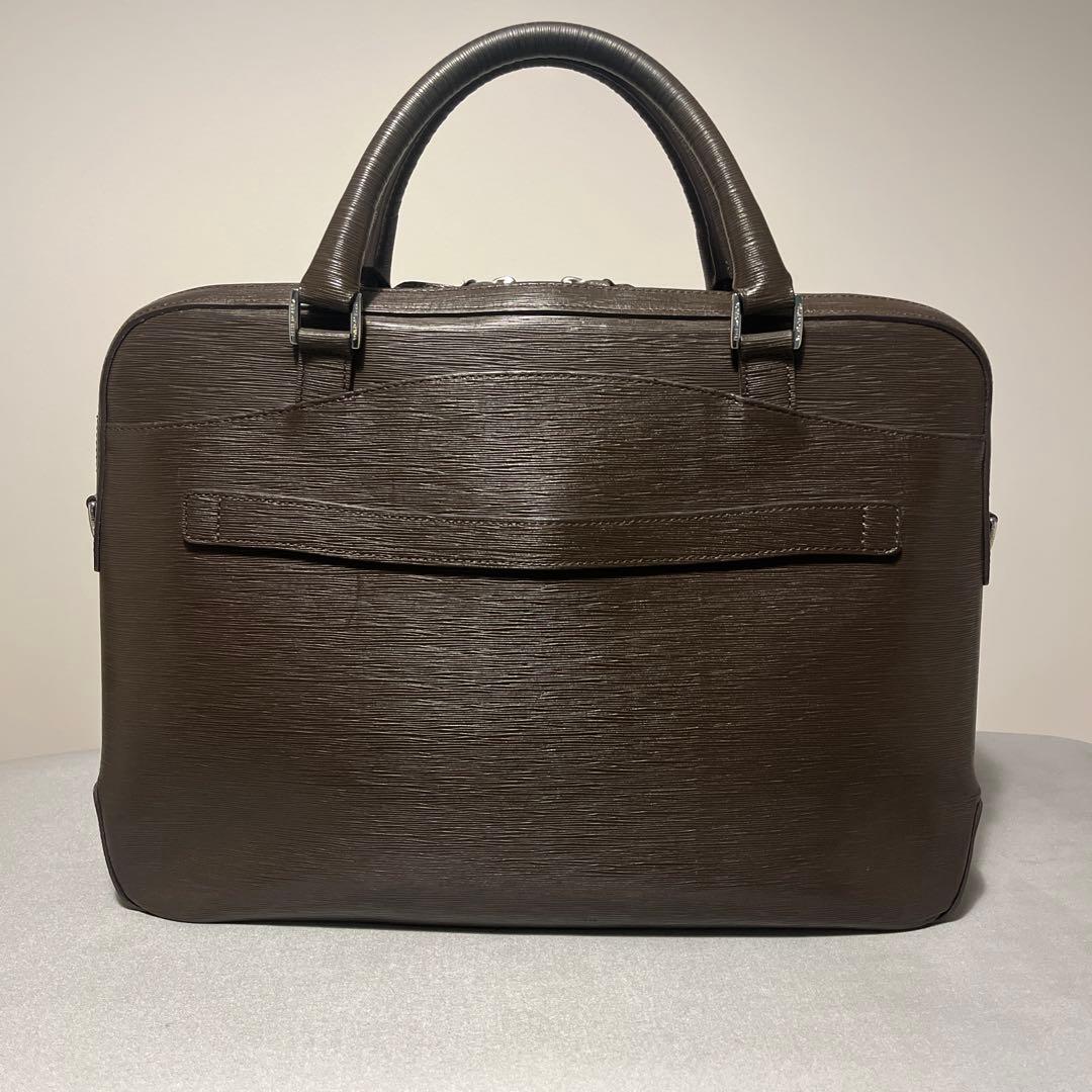 ペッレモルビダキャピターノ 2室タイプ 2way ブリーフケース茶ブラウン干場