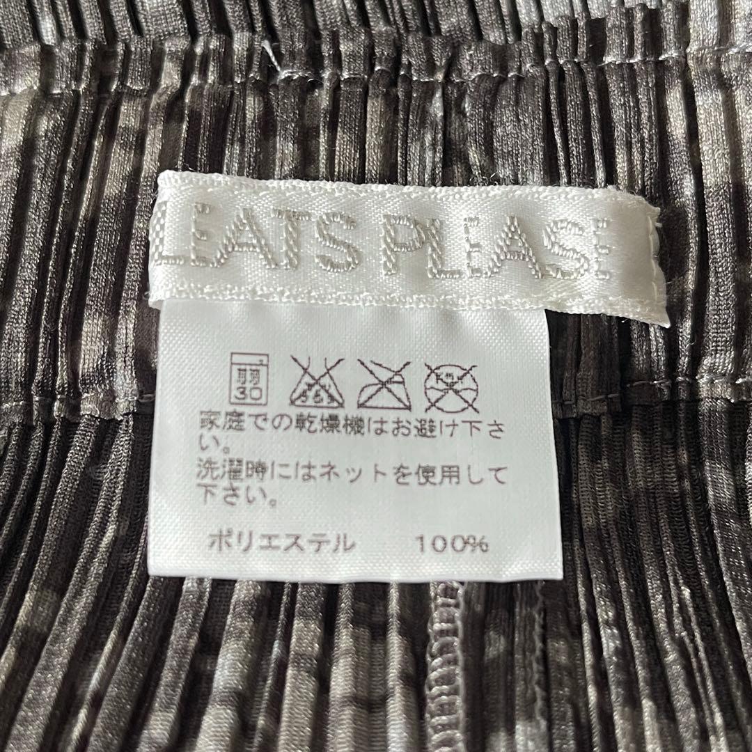 美品 プリーツプリーズ 変形スカート プリーツスカート レシピ柄 サイズ1