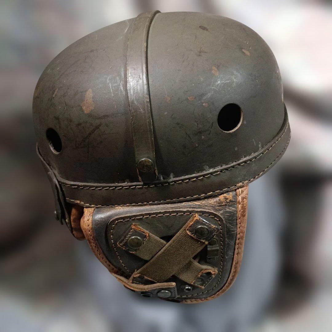 最終値下げ　WW2戦後カナダ軍戦車兵タンカーヘルメット少品