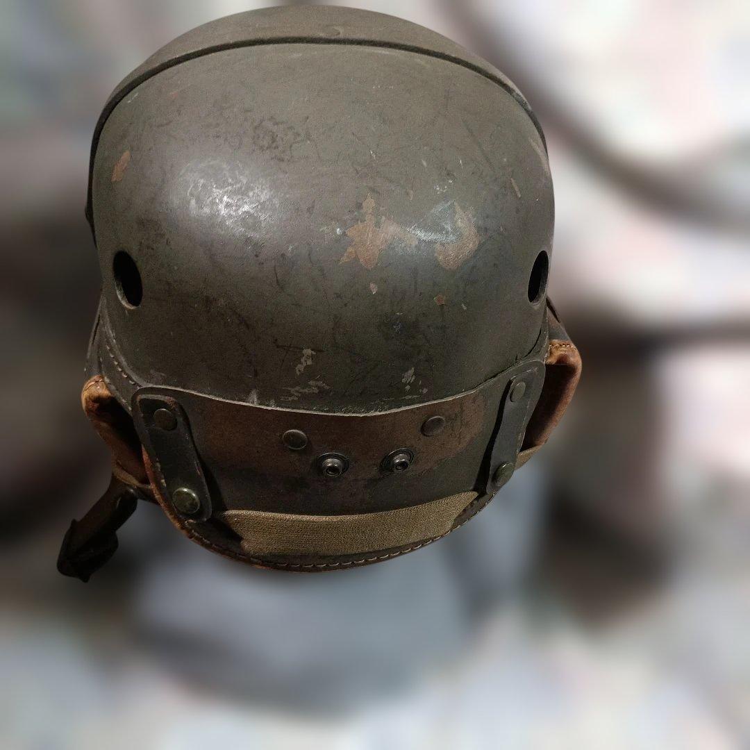 最終値下げ　WW2戦後カナダ軍戦車兵タンカーヘルメット少品
