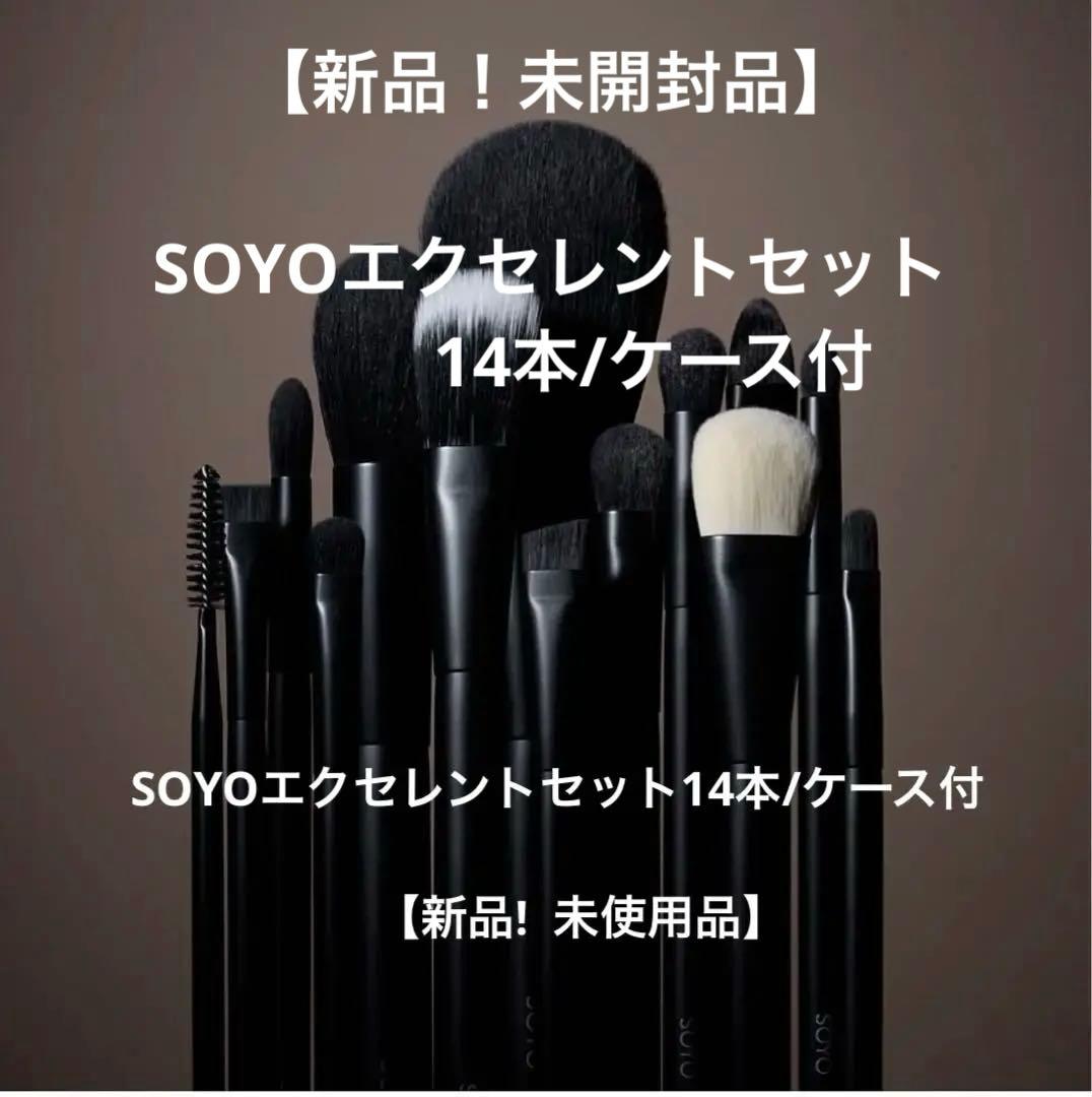 【新品！未開封】SOYO ブラシ エクセレントセット（14本+ケース付）